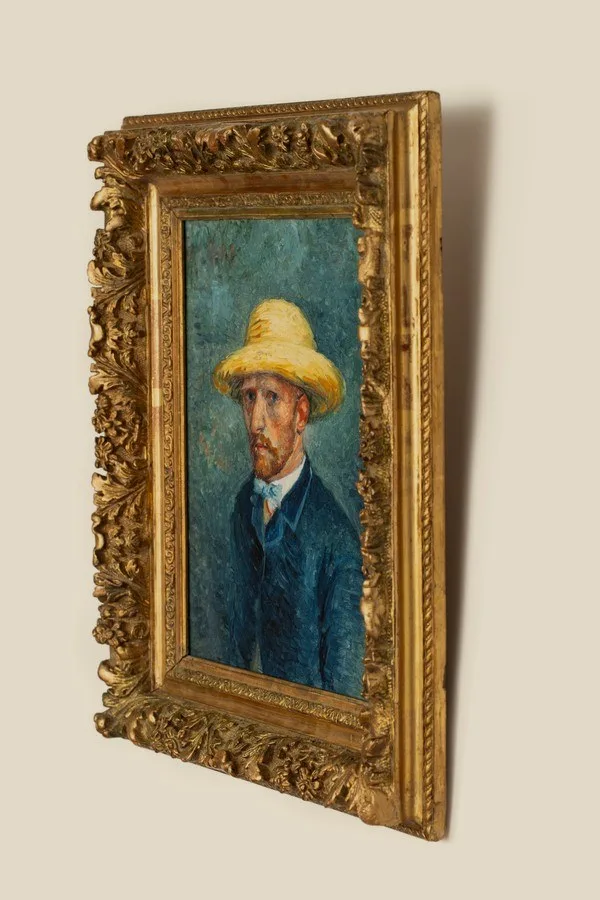 Vincent van Gogh — Self-Portrait, or Portrait of Theo van Gogh, 1887 — archival fine-art edition in a genuine 19th-century antique frame, sourced individually in Paris · Eugénie's Secret Museum ESM-01